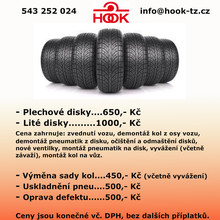 Pneuservis ceník